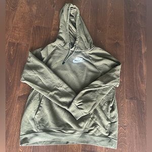 NIKE green hoodie